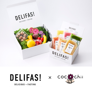 
                  
                    女性限定【Cocochii×DELIFAS!】グループファスティング　★先着50名！スタジオヨガセッション付プラン
                  
                